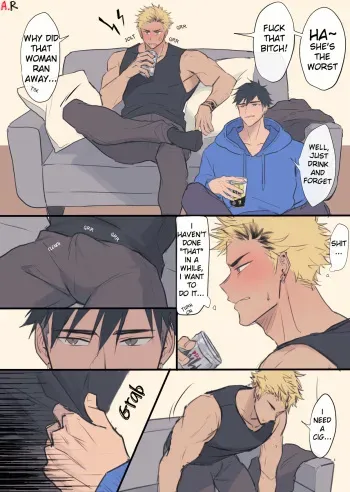 45 - Two people doing it under the influence of alcohol manga cover