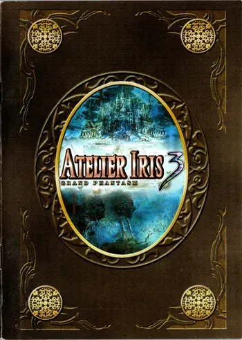 Atelier Iris 3 Grand Phantasm Mini Escalario Art Book Ultra Rare PS2 Playstation manga cover