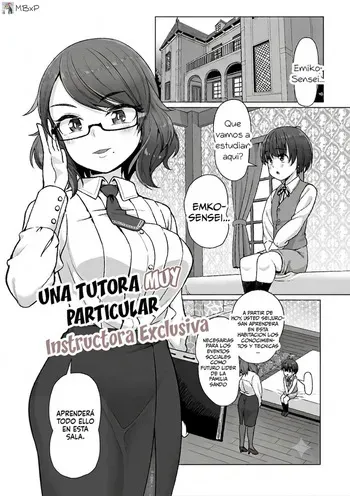 [Mamezou] Jiki tōshu-sama no senzoku kateikyōsh｜Una tutora muy particular[MebanearonxPendejo] manga cover