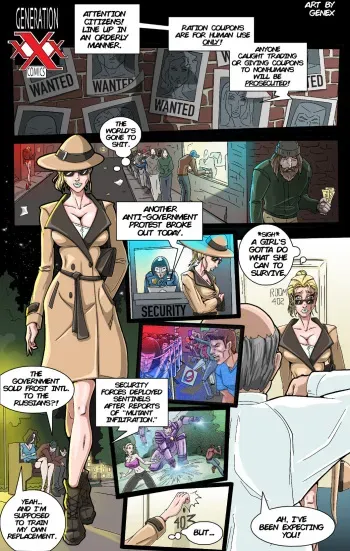 [Genex] Emma Frost: AltFuture (X-Men) manga cover