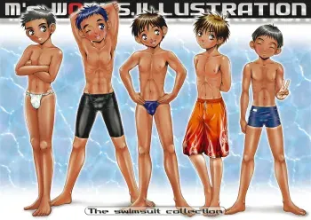 M's WORKS.ILLUSTRATION The swimsuit collection manga cover
