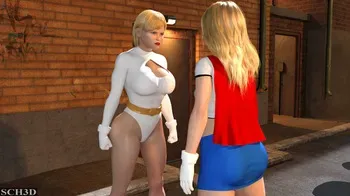 Supergirl and Galatea in Conflict manga cover