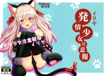 (C96) [San Se Fang (NekoWeapons)] Hatsujou Shoujo Chuuihou Illya (Fate/Grand Order) manga cover