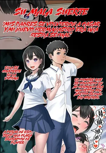 Kanojo no Bad Luck ~Oya no Saikon, Dekita Gikei wa Seijuu Datta~ manga cover