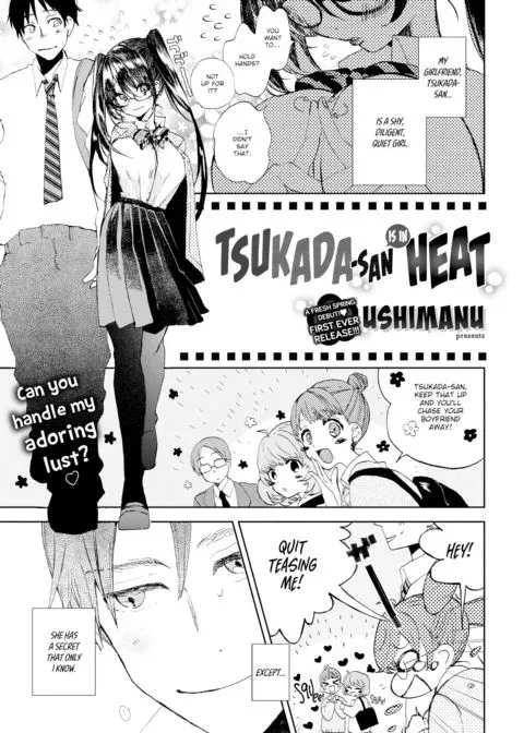 Tsukada-san is in Heat manga cover