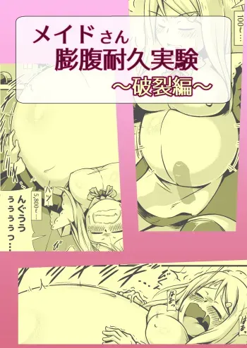 [Nanashi Inflation (binf)] Maid-san Boufuku Taikyuu Jikken ~Haretsu Hen~ [Digital] manga cover