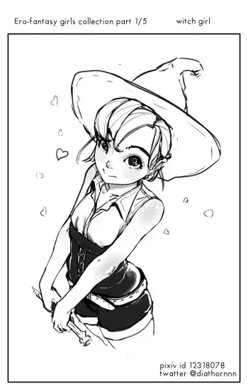 [Diathorn] Ero-fantasy girls manga cover