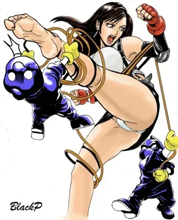 artist - Blackprof_The kidnap of Tifa Lockhart manga cover