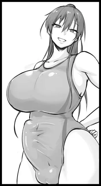 [Nia] Kūru-kei Futanari Senpai to Chin-ko Kurabe 1-4 manga cover