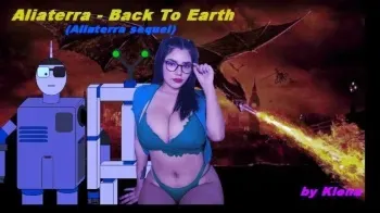 Lena Vannen in comic - Aliaterra 2 - Back to Earth manga cover