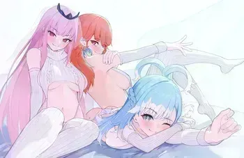 [白楯誤射] カリ＆キアラ＆こぼ manga cover