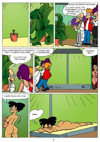 [Pieter Antonissen] Growing Amy (Futurama) (ongoing) manga cover