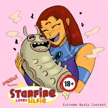 [Omnithyrst] Starfire Loves Silkie (Teen Titans) manga cover