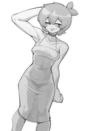 [NudieDoodles] A Very Revealing Dress manga cover