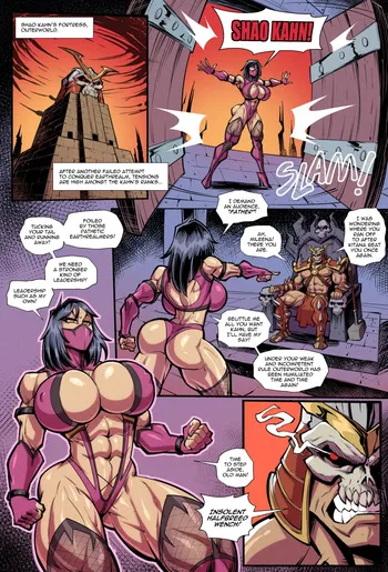 [Fontez] Mileena's Challenge (Mortal Kombat) manga cover