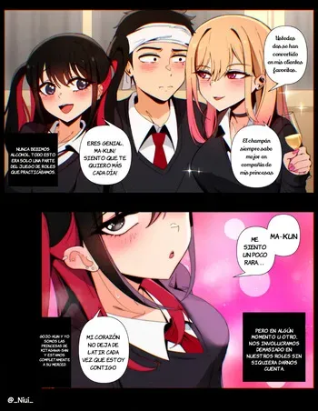 [Niui] Marin, Gojo & Nowa (Sono Bisque Doll wa Koi o Suru) [Spanish] [JFairy Traslate] manga cover