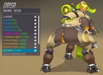 [kerikeri san] Orisa Sex Bot Skin (Overwatch) manga cover