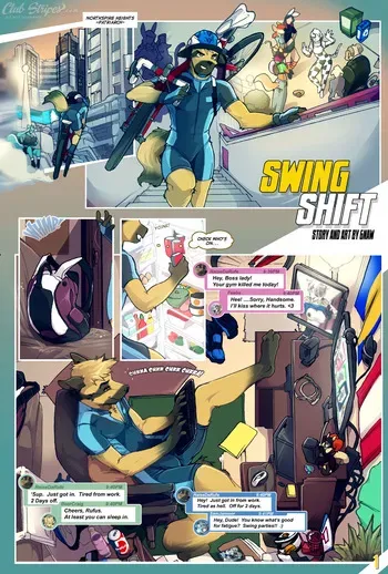 [gNAW] Swing Shift (unofficial AI continuation) manga cover