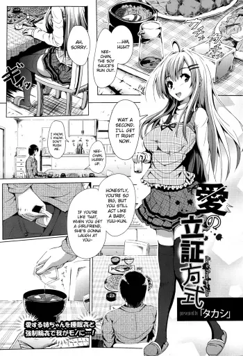 Ai no Risshou Houshiki manga cover