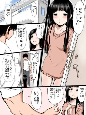 [MimamoriEncyo] AV danyuu no ani ga deteiru video de ona-ru gimai-chan manga cover