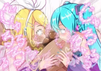 [Maruhage P] Shita no Kuchi to Ue no Kuchi de Kiss (VOCALOID) manga cover