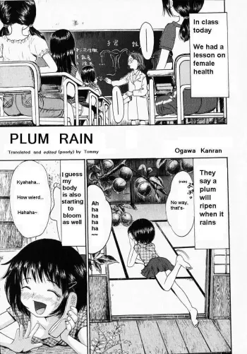 Plum RainEnglish manga cover