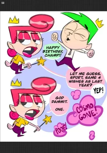 [Gutterbutter-69] Birthday Wish (The Fairly Oddparents) manga cover