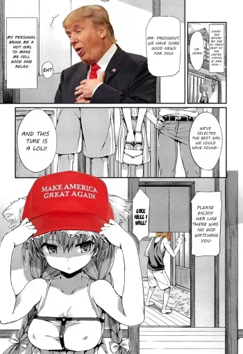 DONALD TRUMP HENTAI manga cover