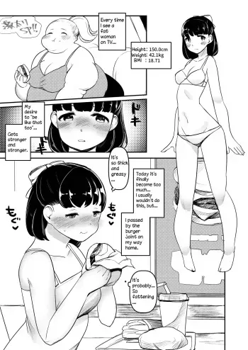 Ayano's Weight Gain Diary [English] manga cover