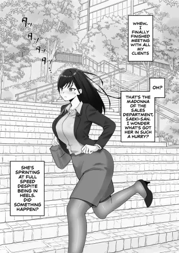 The day I witnessed the secret of my scary female senior at work manga cover