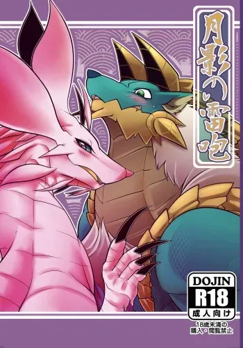 [Mercurochrome (Risuou)] Tsukikage no Raihou (Monster Hunter) [Digital] manga cover