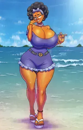 [DarkerEve/Anderson07] Rita Candela on the Beach (Lito Suguru's OC) manga cover