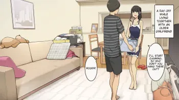 Zettai Okoranai Toshiue Kanojo ni Ichinichijuu Chokkai Dashi Tsuzuketemiru Hanashi manga cover
