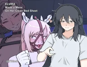 [YBlndr] ELVIRA Made a Mess On Her Clean Bed Sheet manga cover