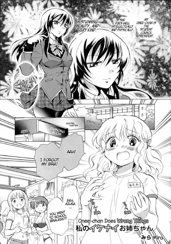Watashi no Ikenai Oneechan Does Wrong Things manga cover