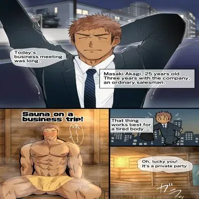 I Met An Older Man On A Business Trip... [Yaoi] [Original] manga cover