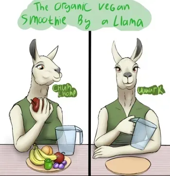 [Refe2 (Xyi)] The Organic Vegan Smoothie by a Llama + Extras manga cover