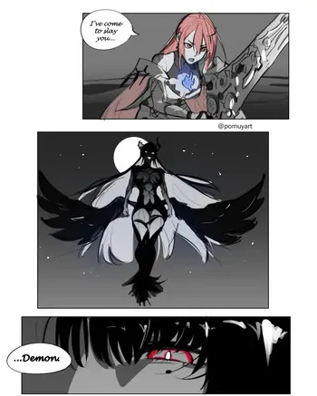 [Pomuya] Bloodraven (Nerissa Ravencroft x Elizabeth Rose Bloodflame) (Hololive) manga cover