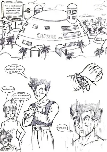 [Desto] Gohan and Bulma (Dragon Ball Z) [French] [Excavateur] manga cover