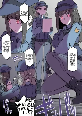 Ottorishita Chohatsu Kurokami no Onna Keisatsukan ga Sekusaroido ni Kaizosareru | A Gentle Long Black Haired Female Police Officer is Remodelled into a Sexaroid manga cover