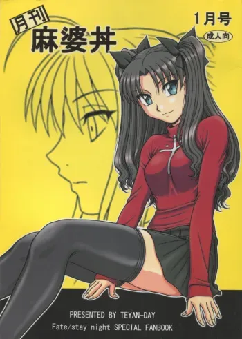 (C69) [TEYAN-DAY (Ohkaneda Hirota, Hagane Tetsu)] Gekkan Mapodon 1 Gatsugou (Fate/stay night) manga cover