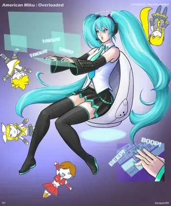 [Jacques00] American Miku: Overloaded (Vocaloid) manga cover