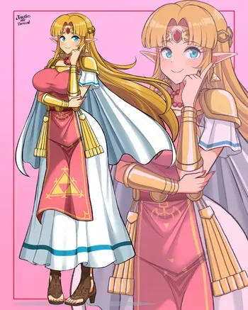 [Jarckius Art] Princess Zelda (The Legend of Zelda: A Link Between Worlds) manga cover
