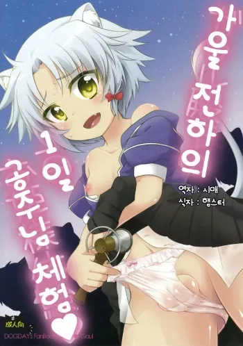 (Shota Scratch 15) [Fuwawa (Okino Matsushiro)] Gaul Denka no Ichinichi Ohime-sama Taiken | 가을 전하의 1 일 공주 체험♥ (DOG DAYS) [Korean] [시매] manga cover