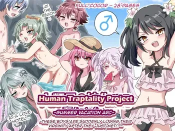 [Lyrical Seeki] Jinrui Otokonoko-ka Keikaku Natsuyasumi Hen ~Shotaimen no Otoko no Ko-tachi to ikinari Hatsu-Ecchi!?~|Human Traptality Project Summer Vacation Arc ~These Boys are Suddenly Losing Their Virginity After They Just Met!?~ manga cover
