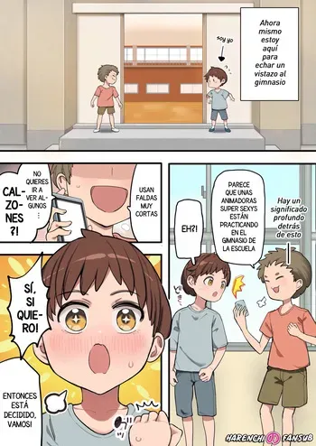 [Denpa Tsuushin (Darkness Yuma)] Muchimuchi Cheer Girl no Onee-san | La Animadora Regordeta [Digital] [Spanish] [Harenchi no Fansub] manga cover