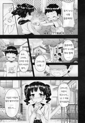 [Katsurai Yoshiaki] Himitsu Renai Soudan (COMIC Megastore 2011-02) [Korean] manga cover