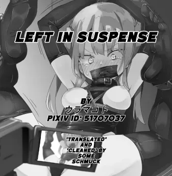 Left in Suspense manga cover