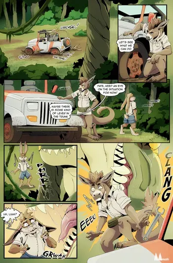 [Molnyshko]Dino park manga cover