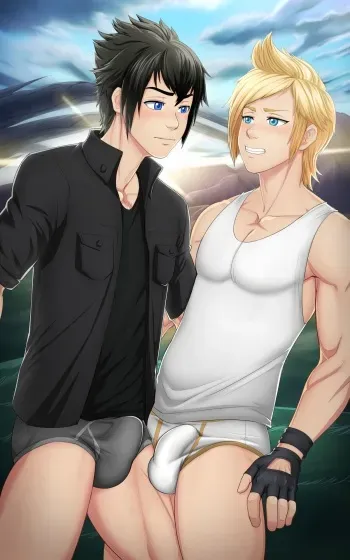 [Suiton00] Final Fantasy XV - Prompto X Noctis #2 manga cover